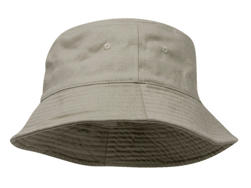 Youth Pigment Dyed Bucket Hat-Natural