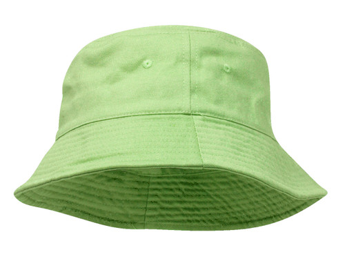 Youth Pigment Dyed Bucket Hat, Apple Green