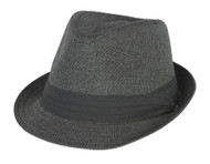 The Hatter Co. Tweed Classic Cuban Style Fedora Fashion Cap Hat