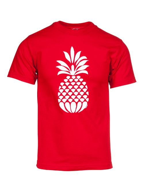 Mens Pineapple Stencil Short-Sleeve T-Shirt