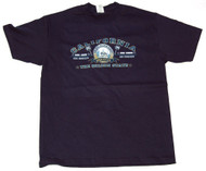 Men's California CA The Golden State Cotton T-Shirt - Navy