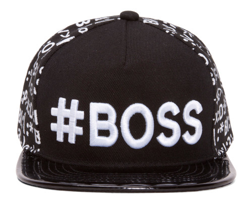 #BOSS Emoticon Polished Bill Snapback