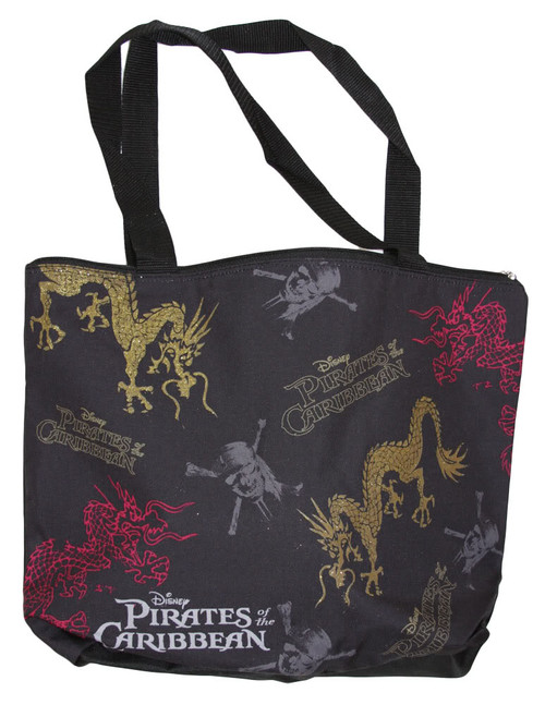 Disney Pirates of the Caribbean Shiney Dragon Tote Bag