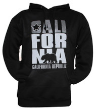 Gravity Trends Mens California Republic Hooded Sweatshirt