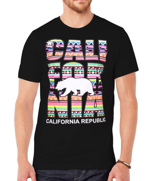Men's California Republic Tribal Short-Sleeve T-Shirt