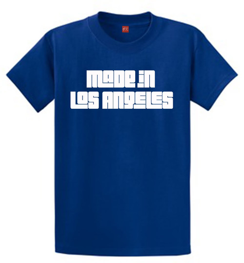 Made in Los Angeles Street Art Style Graphic T-Shirt