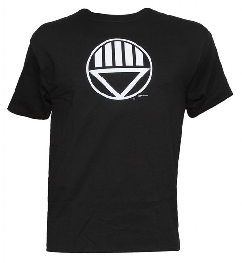 Officially Licensed DC Comics Black Lantern Symbol T-Shirt