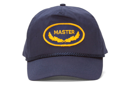 Master Embroidery Navy Adjustable Military Cap