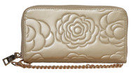 Womens Floral Clutch Wallet