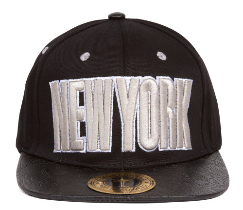 TopHeadwaer New York City Snapback w/ Floral Flat Bill