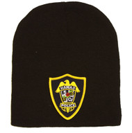 Delux Military 3D Patch Embroidery Black Beanie, Hawaii 5 o Police