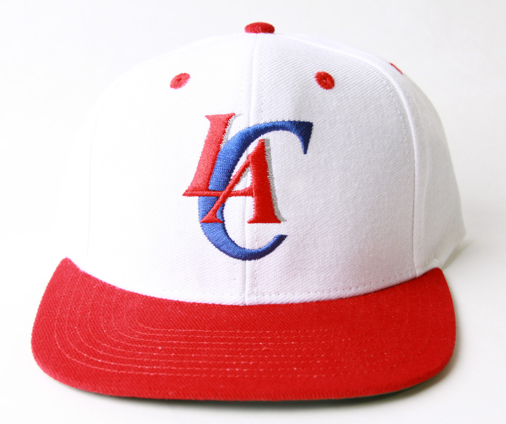 Adidas Los Angeles Clippers Flatbill Snapback Hat + GT Sweat Wristband- Red  - Gravity Trading