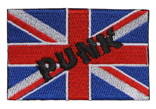 Punk Union Flag Patch (3.5 x 2 Inches)