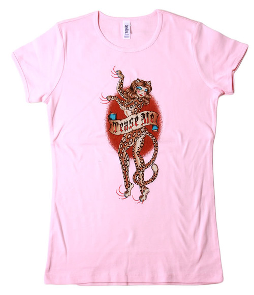 Women's Tease Me PussyCat T Shirt