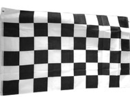 Black & White Checkered 3' x 5' Flag