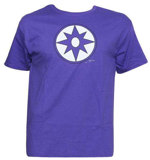 Officially Licensed DC Comics Violet Symbol T-Shirt