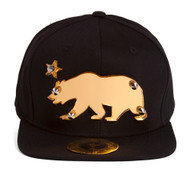 TopHeadwear California Republic Laser-Cut Bear Emblem Snapback