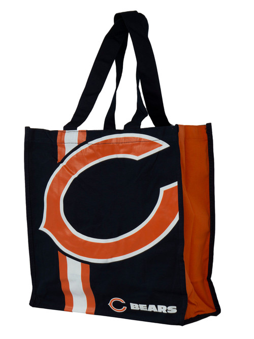 NFL Team Logo Reusable  Chicago Bears Grocery Tote Shopping Bag