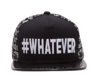 #WHATEVER Emoticon Polished Bill Snapback