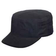 Cadet Brushed Canvas Army Cap