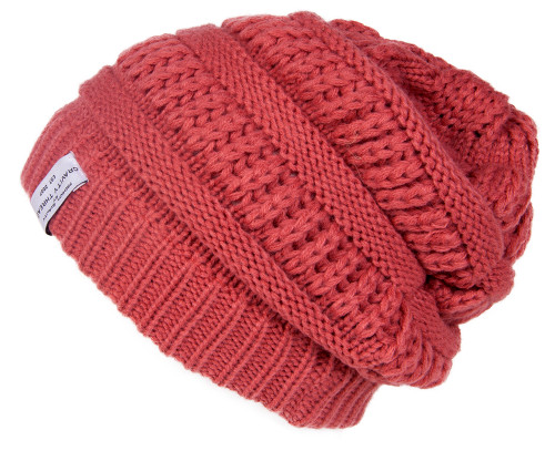 Crochet Knit Weave Beanie ( 2 PACK )