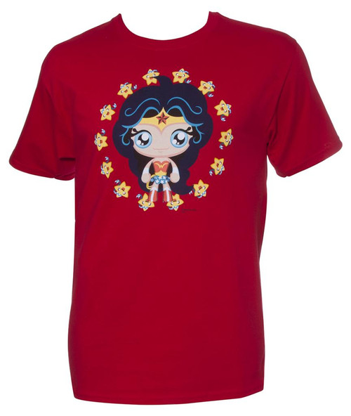 DC Wonder Woman Cutie Mens Red T-Shirt