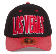 TopHeadwear City Adjustable Cap - Las Vegas - Black/Red