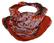 Womens Tribal Patter Infinity Scarf