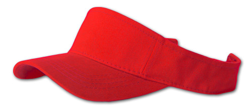 Sportsman - Sandwich Visor, Red