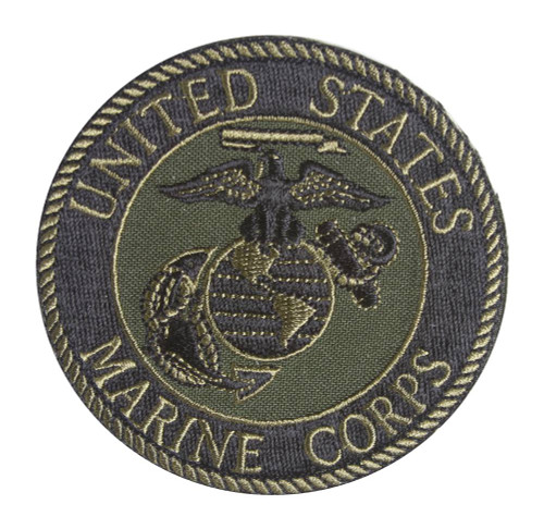 United States Marine Corps Seal Olive Patch