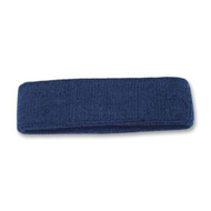2 Pack ( 2 pieces ) Sports Headband 100% Terry Cloth, Navy