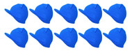 TopHeadwear Cuffless Beanie Visor 10 Piece Pack,  Blue