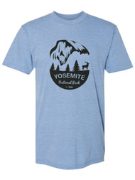 Gravity Outdoor Co. Yosemite Mens AA USA Made Tri-Blend T-Shirt
