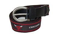 Mark Adult Canvas NBA Chicago Bulls Belt w/Buckle Closure