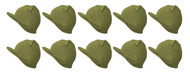 TopHeadwear Cuffless Beanie Visor 10 Piece Pack,  Olive
