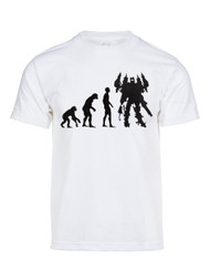 Mens Evolution of Mecha Short-Sleeve T-Shirt