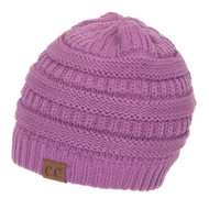 Gravity Threads Knit Soft Stretch Beanie Cap