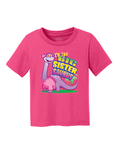 Toddlers I'm the Big Sistersaurus Short-Sleeve T-Shirt