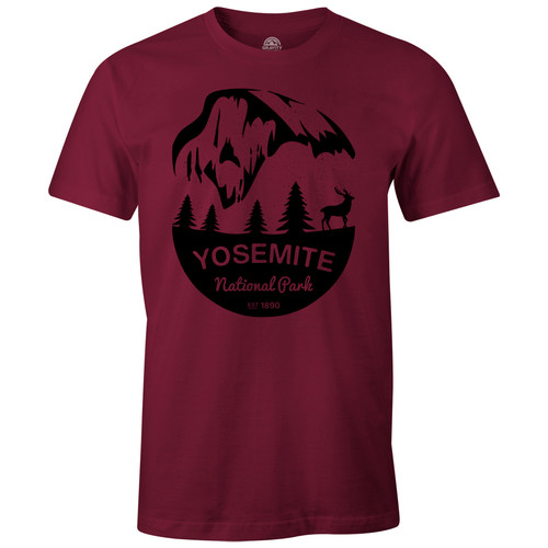 Gravity Outdoor Co. Yosemite Mens AA USA Made Short-Sleeve T-Shirt