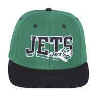 New York Jets Wave Green/Black Plastic Snapback Adjustable PlasticCap