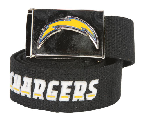 Web Belt with Buckle San Diego Chargers