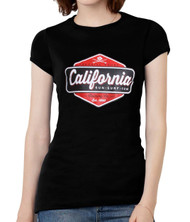 California Sun Surf Fun Womens Short-Sleeve T-Shirt