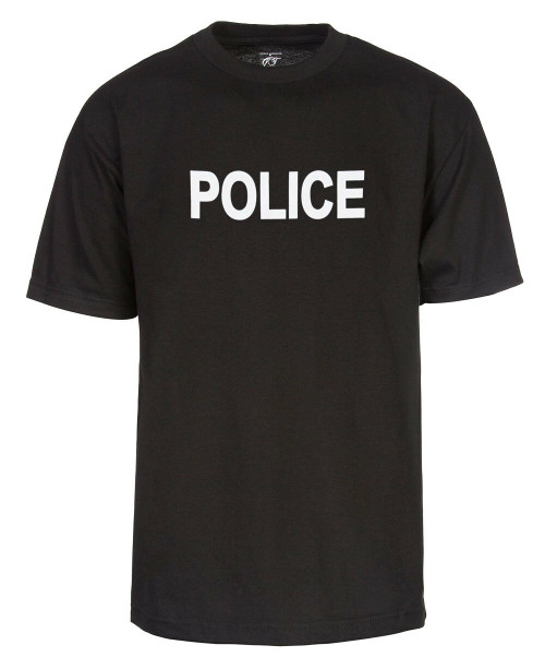 Black Law Enforcement Police T Shirt