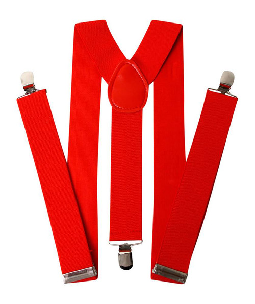 Basic RED Elastic Suspender