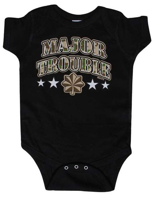 Toddlers Major Trouble Bodysuit