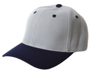 Top Headwear Baseball Cap Hat- Grey/Navy