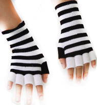 Punk Rock Knit Fingerless Gloves