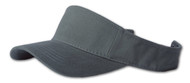 Plain Single Sports Visor- Charcoal