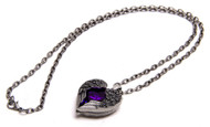 Angel Heart Necklace - Purple