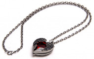 Angel Heart Necklace - Red